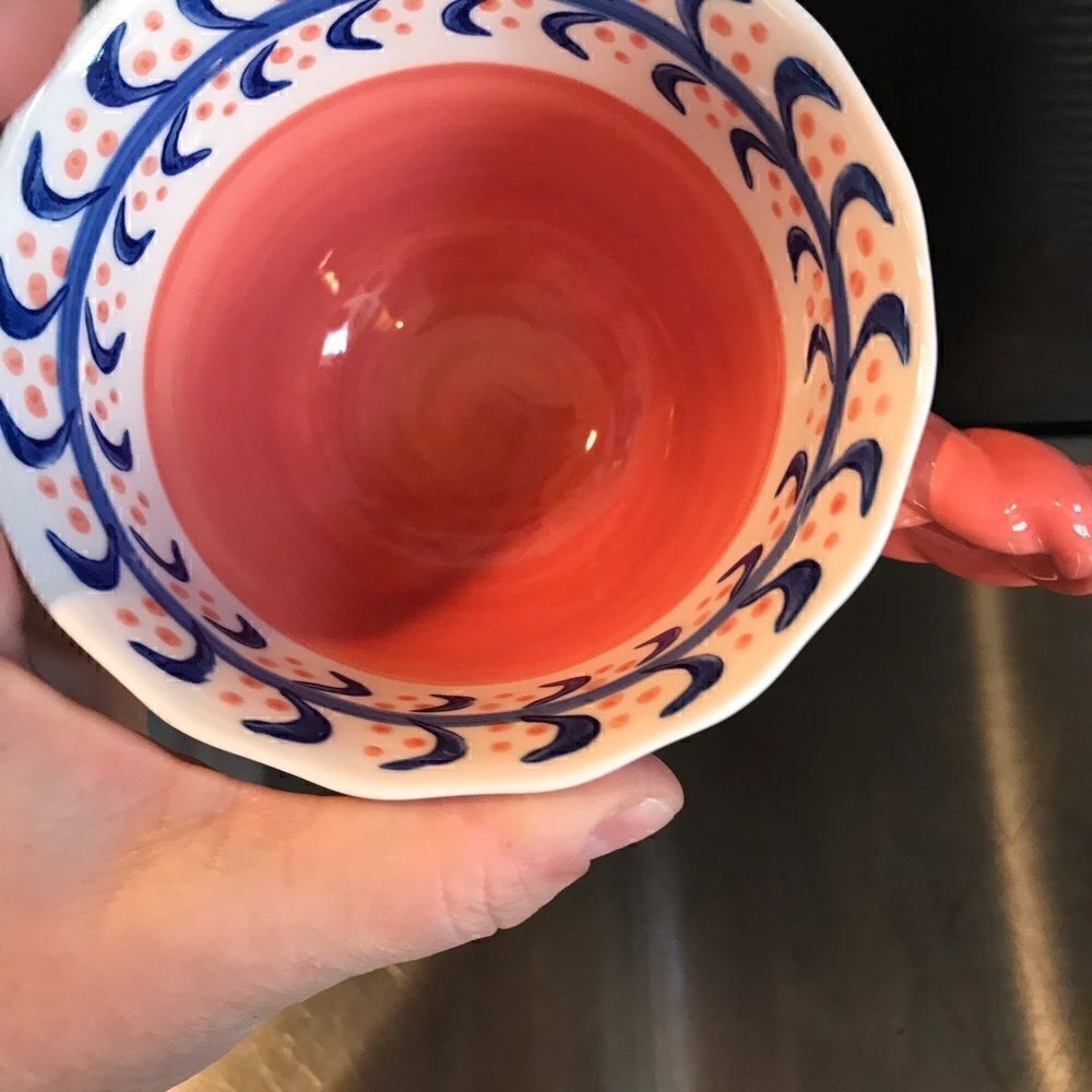 Set of 2 hand painted mugs - Picture 4 of 9